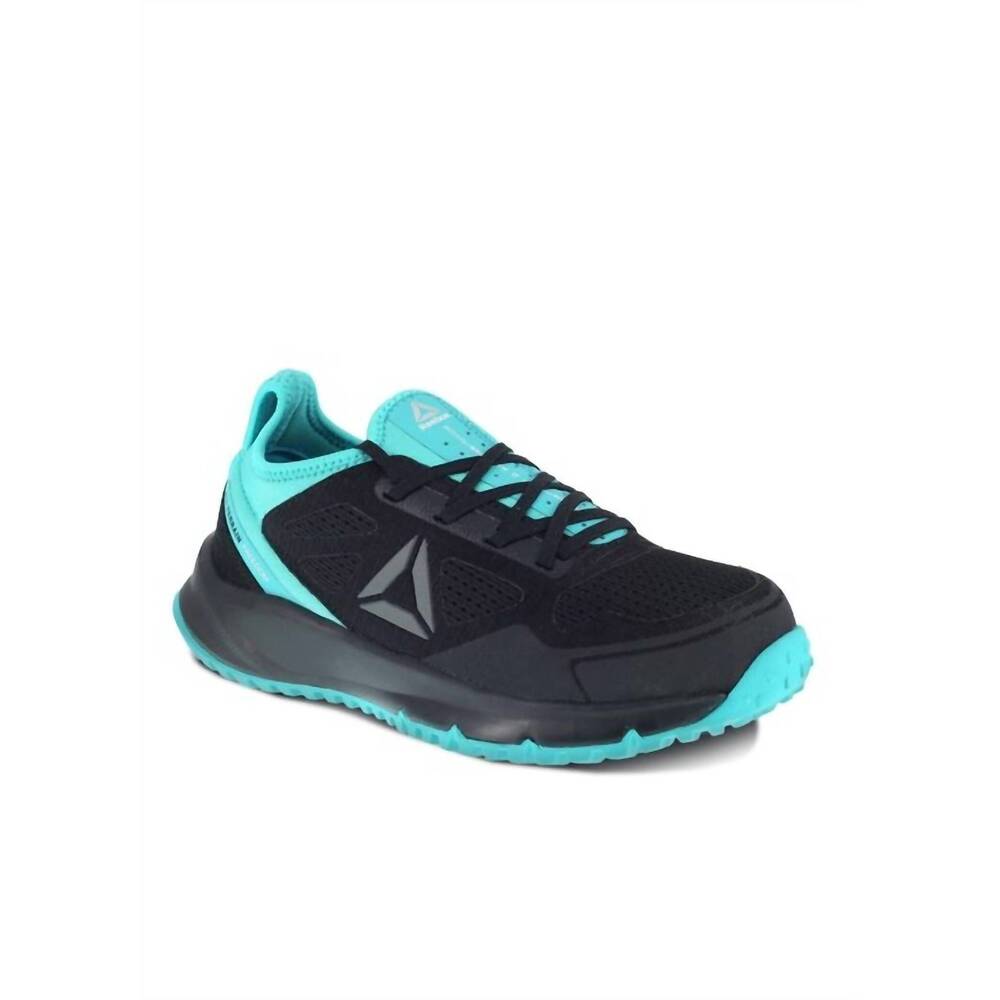 NEW REEBOK women's all terrain trail running work shoes - medium width in black